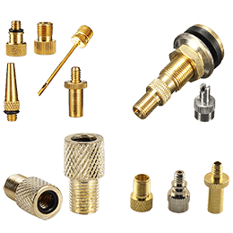 Brass Tyre valves tube Valves Tire Valves for bicycles and two- four wheelers are offered with or without rubber base in various sizes and standards, brass tyre valves, brass tube valves, brass inserts, brass miniature parts