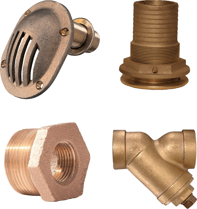 Brass Pipe and Hose Fittings, Bronze pipe fittings- Amarex Metals